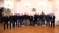 მიხეილ ჩხენკელმა ქართველ კალათბურთელებს უმასპინძლა მიხეილ ჩხენკელმა ქართველ კალათბურთელებს უმასპინძლა