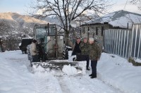 ონში გზების წმენდის სამუშაოები ინტენსიურად მიმდინარეობს