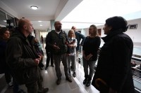 სალომე ზურაბიშვილი თბილისის სააპელაციო სასამართლოში ფოტოგრაფების პროცესზე დასასწრებად მივიდა