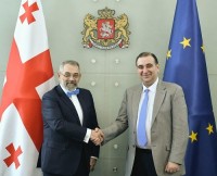 მიხეილ ჩხენკელი საბერძნეთის ელჩს შეხვდა
