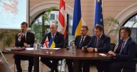 უკრაინაში საქართველოს საელჩოში ახალი სატრანსპორტო კორიდორის პრეზენტაცია გაიმართა
