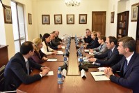 ირაკლი სესიაშვილი და სოფიო ქაცარავა ევროპარლამენტის თავდაცვისა და უსაფრთხოების ქვეკომიტეტის წევრებს შეხვდნენ