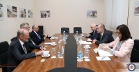 მიხეილ ჯანელიძე ჟენევის საერთაშორისო მოლაპარაკებების თანათავმჯდომარეებს შეხვდა