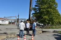 ლანჩხუთში რკინიგზის სადგურთან მისასვლელი ხიდის რეაბილიტაცია დაიწყო ლანჩხუთში რკინიგზის სადგურთან მისასვლელი ხიდის რეაბილიტაცია დაიწყო