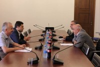 ვახტანგ ყოლბაია ზაზა გაბუნიას შეხვდა