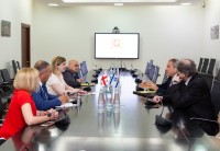 ხატია წილოსანი ისრაელის  სახელმწიფოს საგანგებო და სრულუფლებიან ელჩს საქართველოში, შეხვდა
