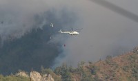 ბორჯომში ხანძრის ლიკვიდირება ამ დრომდე ვერ ხერხდება