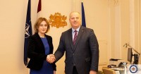 საქართველოს ელჩი ლატვიის თავდაცვის მინისტრს შეხვდა
