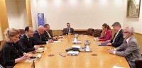 ლევან დავითაშვილი, რომში ვიზიტის ფარგლებში, 20-მდე ქვეყნის ოფიციალური დელეგაციის წარმომადგენელს შეხვდა