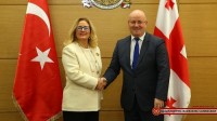 ლევან იზორია თურქეთის ელჩს შეხვდა