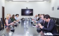 ლევან დავითაშვილი ევროპარლამენტის დელეგაციას შეხვდა