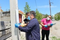 ბოლნისში, ეთნიკურად აზერბაიჯანელებით დასახლებულ სოფლებში, კორონავირუსის შესახებ, აზერბაიჯანულ ენაზე დაბეჭდილი საინფორმაციო მასალა დარიგდა