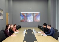 ნათია მეზვრიშვილი არჩევნებზე საერთაშორისო სადამკვირვებლო მისიების - NDI-ის და OSCE/ODHIR-ის წარმომადგენლებს შეხვდა