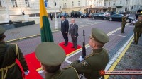 ლევან იზორია ვილნიუსში ლიტველ კოლეგას შეხვდა 