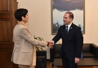 გივი მიქანაძე შვეიცარიელ კოლეგას შეხვდა გივი მიქანაძე შვეიცარიელ კოლეგას შეხვდა
