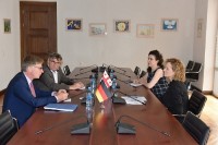 ევროპასთან ინტეგრაციის კომიტეტის თავმჯდომარე თამარ ხულორდავა გერმანიის ბუნდესტაგის ევროპულ საქმეთა კომიტეტის წევრს, მათერნ ფორ მარშალს შეხვდა