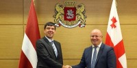 თავდაცვის სამინისტროში ლატვიის ელჩთან გამოსამშვიდობებელი შეხვედრა გაიმართა
