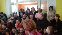  ცაგერის მერი N1 ბაღში გამართულ საახალწლო ღონისძიებას დაესწრო