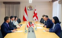 შინაგან საქმეთა მინისტრი ვახტანგ გომელაური ავსტრიის ელჩს შეხვდა შინაგან საქმეთა მინისტრი ვახტანგ გომელაური ავსტრიის ელჩს შეხვდა
