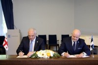 საქართველოსა და ესტონეთის შს მინისტრებმა ევროპული მისწრაფებების სფეროში თანამშრომლობის შესახებ ერთობლივ განცხადებას მოაწერეს ხელი