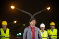 მარშალ გელოვანის გამზირისა და სარაჯიშვილის ქუჩის გადაკვეთაზე ორდონიანი კვანძის მოწყობის სამუშაოები დასრულდა