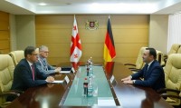 თავდაცვის მინისტრი გერმანიის ფედერაციული რესპუბლიკის ელჩს შეხვდა