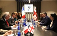 ვახტანგ გომელაური საფრანგეთის ეროვნული თავდაცვის და უსაფრთხოების გენერალური სამდივნოს დელეგაციას შეხვდა
