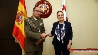 თავდაცვის სამინისტროში ესპანეთის თავდაცვის ატაშეს უმასპინძლეს