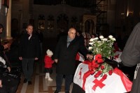 ვახტანგ ყოლბაიამ აფხაზეთიდან გადმოსვენებული ქართველების ოჯახებს მიუსამძიმრა