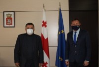 დავით შერაზადიშვილმა ICMA-ს ევროპული განყოფილების ხელმძღვანელ პიტერ აგისთან სამუშაო შეხვედრა გამართა