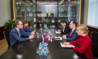 ლევან დავითაშვილი ნიდერლანდების ელჩს შეხვდა