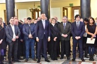 ზურაბ პატარაძე სახელმწიფო დროშის დღესთან დაკავშირებით პარლამენტში გამართულ მიღებას დაესწრო