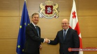 ლევან იზორია ევროკავშირის სადამკვირვებლო მისიის ხელმძღვანელს შეხვდა