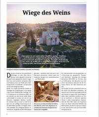 ღვინის სფეროში ერთ-ერთმა ყველაზე პრესტიჟულმა გერმანულმა მედია ჰოლდინგმა ქართული ღვინოების შესახებ სტატია გამოაქვეყნა