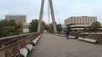 უნივერსიტეტის მაღლივ კორპუსთან არსებული საფეხმავლო ხიდი დღეიდან გადაიკეტება 