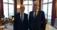 დავით ზალკალიანი საფრანგეთის პრეზიდენტის მრჩეველს შეხვდა