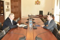 ირაკლი კოვზანაძე დეპოზიტების დაზღვევის სააგენტოს ხელმძღვანელს შეხვდა