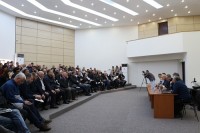 ექსტენციის პროგრამის ფარგლებში, ფერმერები თხილის მოვლის თანამედროვე მეთოდებს ეცნობიან