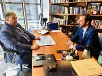 ირაკლი მეზურნიშვილი გერმანიის ბუნდესტაგში შეხვედრებს მართავს