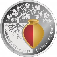 ეროვნული ბანკი ქართული ვაზის თემაზე შექმნილი საკოლექციო მონეტის რეალიზაციას იწყებს