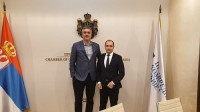 საქართველოს საქმეთა დროებითი რწმუნებული სერბეთის რესპუბლიკის სავაჭრო-სამრეწველო პალატის პრეზიდენტს შეხვდა