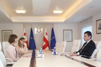 გიორგი გახარიამ აშშ-ის მთავრობას ოკუპირებული ტერიტორიების მიმდებარე სოფლებში ახალი საწარმოების დაფინანსებისთვის მადლობა გადაუხადა