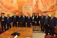 პარლამენტს აზერბაიჯანის მილი მეჯლისის საქართველოსთან მეგობრობის ჯგუფის დელეგაცია სტუმრობს
