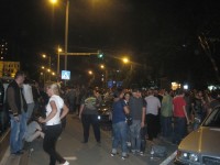 მოდულის შენობის წინ აქციის მონაწილეებმა დაშლა გადაწყვიტეს