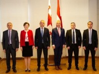 საქართველოს პარლამენტის დელეგაცია ლატვიის თავდაცვის მინისტრს შეხვდა