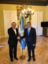 ზურაბ პოლოლიკაშვილი  არგენტინის პრეზიდენტს შეხვდა