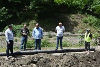 ლანჩხუთში ინფრასტრუქტურული პროექტები ჯანდაცვის სამინისტროს რეკომენდაციებით მიმდინარეობს