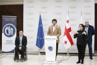 კახა კალაძე შშმ პირთა უფლებების დაცვის საერთაშორისო დღისადმი მიძღვნილ ღონისძიებას დაესწრო