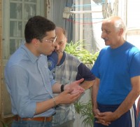 ზაზა გაბუნია ქვემო ფონიჭალაში აგრარულ ბაზარს მოქალაქეებთან ერთად სტუმრობდა