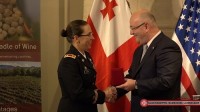 თავდაცვის ძალების დღე ვაშინგტონში საქართველოს საელჩოში აღინიშნა